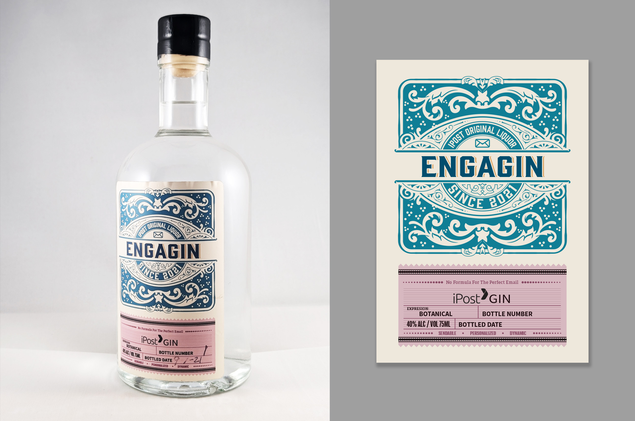 iPost Gin Label iPost Gin Label